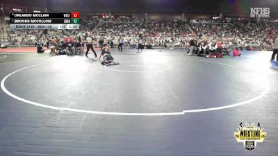 B6A-138 lbs Quarterfinal - Brooks Mccollom, Edmond North vs Orlando McClain, Westmoore