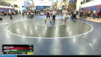 120 lbs Quarterfinal - Hoyt Hvass, Lewiston vs Landon Tweedy, St. Maries