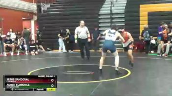 138 lbs Champ. Round 2 - Asher Florence, Shadow Ridge vs Jesus Sandoval, Chaparral