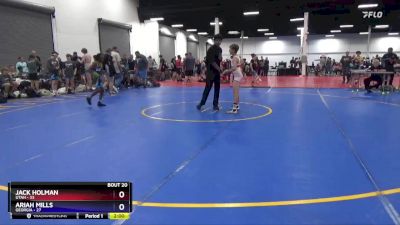 77 lbs Semis & 3rd Wb (16 Team) - Jack Holman, Utah vs Ariah Mills, Georgia