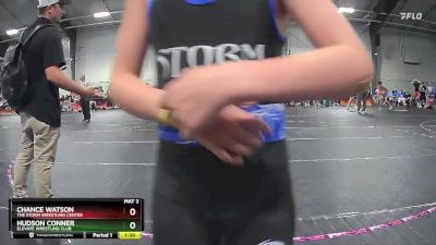 72 lbs Round 2 - Hudson Conner, Elevate Wrestling Club vs Chance Watson, The Storm Wrestling Center