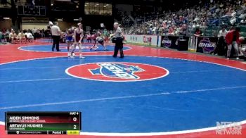 4A-106 lbs Cons. Round 2 - Artavus Hughes, Stephenson vs Aiden Simmons, Benedictine Military School