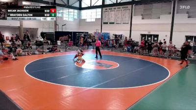 119-123 lbs Cons. Round 1 - Brayden Dalton, Unattached vs Micah Jackson, Dubtown WC