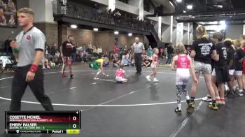 52 lbs Round 1 (4 Team) - Cosette Mcniel, Nebraska Wrestling Academy vs Emery Palser, Queens Of The Corn Red
