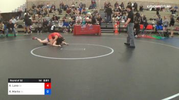 57 kg Round Of 32 - Ainslie Lane, Team Oklahoma vs Rhett Marks, Team Texas