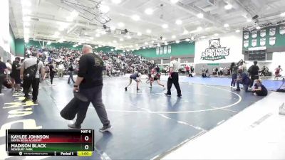 126 lbs Cons. Round 2 - Madison Black, Newbury Park vs Kaylee Johnson, Santa Rosa Academy