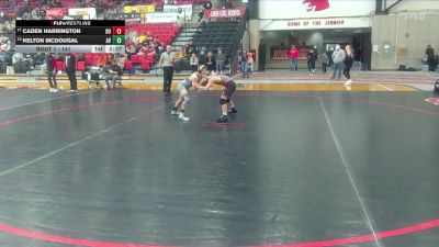 141 lbs Champ. Round 1 - Caden Harrington, Drury vs Kelton McDougal, Avila