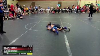 48-52 lbs Round 2 - Jake Silverstein, Oakland vs Delilah Weiman, Unattached