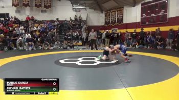 113 lbs Quarterfinal - Marius Garcia, Bexley vs Michael Batista, Blair Academy