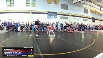 106 lbs Cons. Round 2 - Blake Doss, Red Cobra Wrestling Academy vs Abegneco Kham Ling, Perry Meridian Wrestling Club