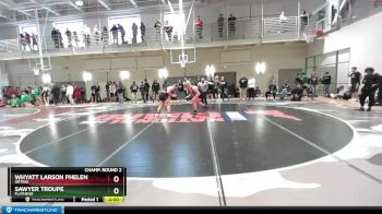 195 lbs Champ. Round 2 - Whyatt Larson Phelen, Orting vs Sawyer Troupe, Flathead