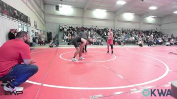 155 lbs Semifinal - Bentley Tumleson, Fort Gibson Youth Wrestling vs Caden Davidson, Roland Youth League Wrestling
