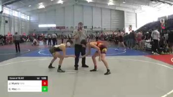 106 lbs Consi Of 16 #2 - Jeffery Myers, Ford Dynasty WC vs Cole May, Atc