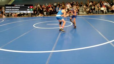 91-92 lbs Round 1 - Carlos Escobar, Gibbon vs Gibson Gastineau, North Platte