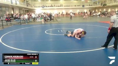 184 lbs Cons. Round 2 - Connor Wrobleski, King`s College (Pennsylvania) vs James Ellis, Lycoming College