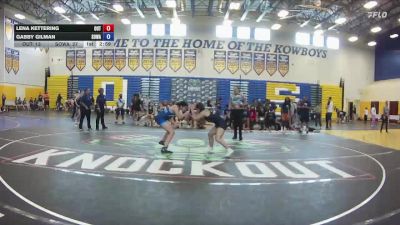 140 lbs Round 4 (6 Team) - Gabby Gilman, SOWA vs Lena Kettering, The Outsiders