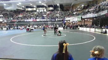 145 lbs Cons. Round 1 - Makayla Hays, St. Francis HS vs Dali Braun, Norton Community HS