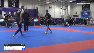 Fabio Murat Caloi vs Garrett Matthew Beck 2019 Pan IBJJF Jiu-Jitsu No-Gi Championship