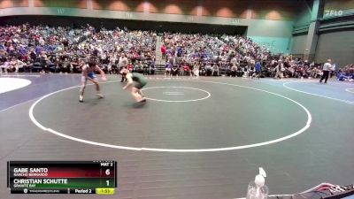 138 lbs Prelim - Christian Schutte, Granite Bay vs Gabe Santo, Rancho Bernardo