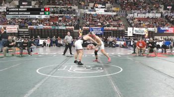 A - 215 lbs Cons. Round 2 - Landon Merry, Lockwood (Billings) vs Ashton Orthman, Hardin