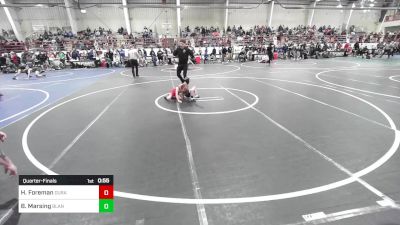 52 lbs Quarterfinal - Hunter Foreman, Durango WC vs Bryson Marsing, Blanco