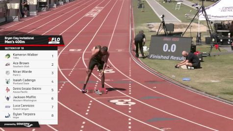 Men's 400m, Finals 5