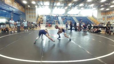 144 lbs Round 4 (8 Team) - John Brewer, Athens Christian vs Christophe Karandreas, Soldier City