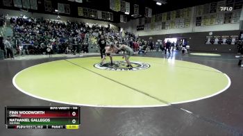 144 lbs Cons. Round 1 - Finn Woodworth, Cabrillo vs Nathaniel Gallegos, Sultana