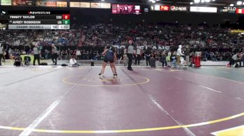 120 lbs Champ. Round 2 - Trinity Taylor, Elko vs Avrey Robinson, LaGrande