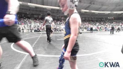 46 lbs Consi Of 16 #1 - Elijah Whitworth, Choctaw Ironman Youth Wrestling vs Huxson Schell, Keystone Kids Wrestling Club