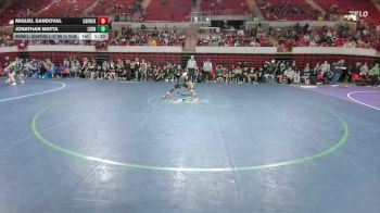 113 lbs Round 2 - Quarters & 1st Wb (16 Team) - Jonathan Matta, Lubbock vs Miguel Sandoval, Amarillo Caprock