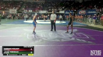 D 3 113 lbs Cons. Round 2 - Sherman McElroy, Glen Oaks vs Jacob Thibodaux, St. Mary`s