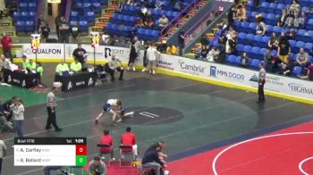 103 lbs Semifinal - Austin Carfley, Bishop McCort vs Gabriel Ballard, Northampton