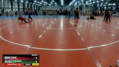 110 lbs Rd# 6- 9:00am Saturday Final Pool - Grant Davis, Nebraska Elite vs Bradley Bauman, Westshore D.S.