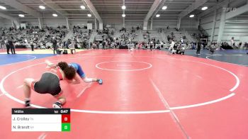 145 lbs Consi Of 32 #2 - Jax Crolley, TN vs Noah Brandt, NY