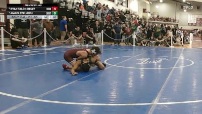 132 lbs Quarterfinal - Ryan Talon-Kelly, Dedham vs Amadi Ezeugwu, Southwick-Tolland