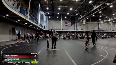 40 lbs Round 8 (10 Team) - Trey Sanders, Mat Assassins vs Jack Kemmerer, NOVA WC