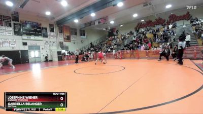 140 lbs Cons. Semi - Josephine Wiener, Harvard Westlake vs Gabriella Belanger, Sultana