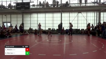 49 lbs Consi Of 8 #2 - Luke Waters, Savannah Wrestling Center vs Kris Marrow, Rockmart Takedown Club