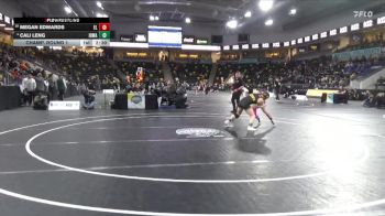 124 lbs Champ. Round 1 - Megan Edwards, Elmira College vs Cali Leng, Iowa