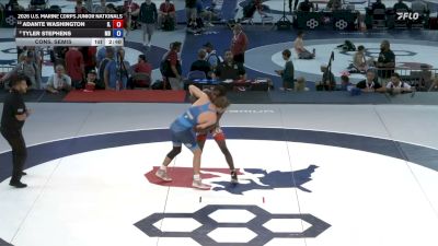 144 lbs Cons. Semis - Adante Washington, Illinois vs Tyler Stephens, Maryland