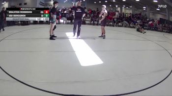 155 lbs Quarterfinal - Braxton Robinson, Kearney vs Jed Berggren, Cross County
