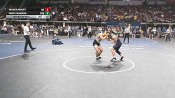 D 1 190 lbs Quarterfinal - Mason Kinley, C.E. Byrd vs Kent Pearson, St. Amant