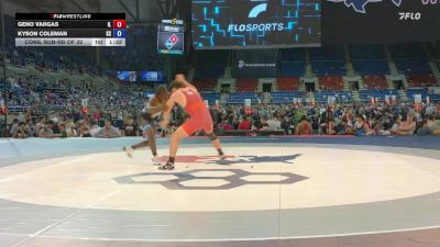 157 lbs Cons. Sub-rd Of 32 - Geno Vargas, IL vs Kyson Coleman, KS