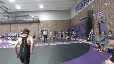 80 lbs Round 5 (6 Team) - Brayden Fernandez, Herders vs Trigg Sedman, Burns/Pine Bluffs