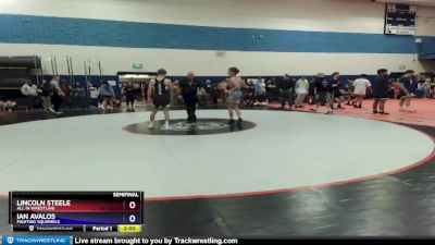 132 lbs Semifinal - Lincoln Steele, All In Wrestling vs Ian Avalos, Fighting Squirrels