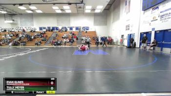 285 lbs Champ. Round 1 - Tully Meyer, Santa Rosa College vs Evan Glines, Sacramento City College