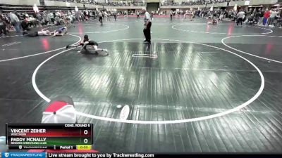 70 lbs Cons. Round 5 - Vincent Zeiher, Wisconsin vs Paddy McNally, Ringers Wrestling Club