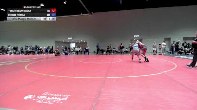 155 lbs 3rd Place Match - Harrison Daily, OK vs Diego Perea, NM