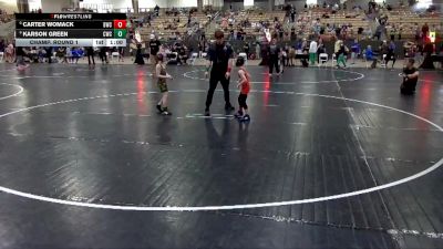 50 lbs Champ. Round 1 - Carter Womack, Blackman Wrestling Club vs Karson Green, Cleveland Wrestling Club